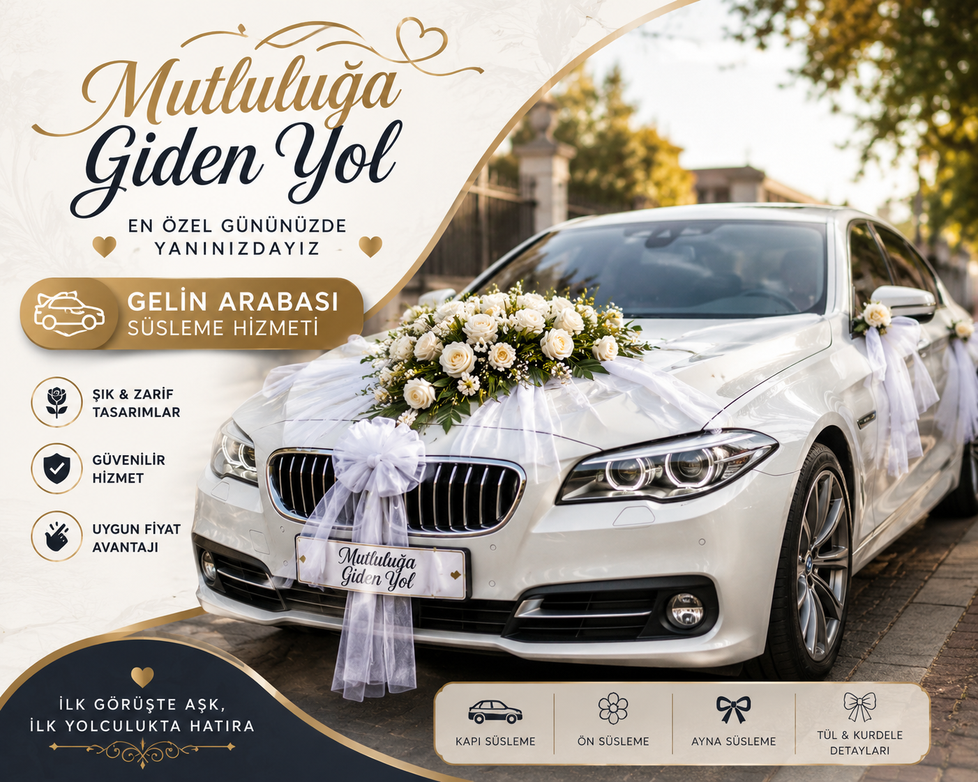 Gelin Arabası Süsleme